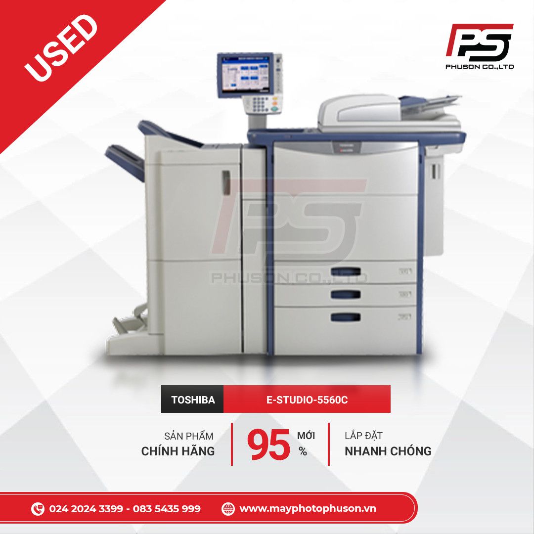 Máy Photocopy Toshiba E-Studio 5560C | Máy Photocopy Bãi | Phú Sơn Group